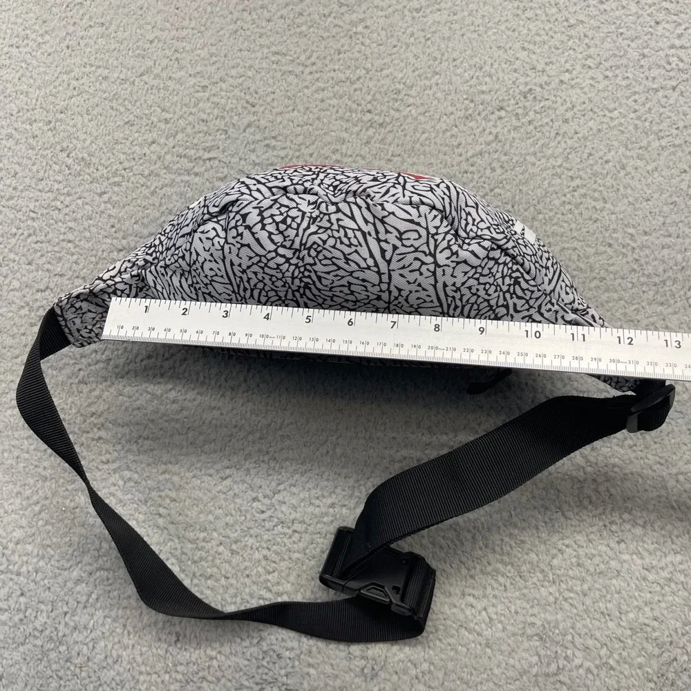 Nike Air Jordan Crossbody  9B0533-G3A Grey Elephant Print Waist Pack Fanny Bag